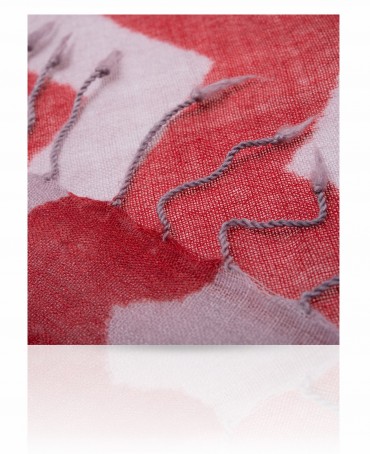 Палантин Женский ZW-ZIGZAG/RED